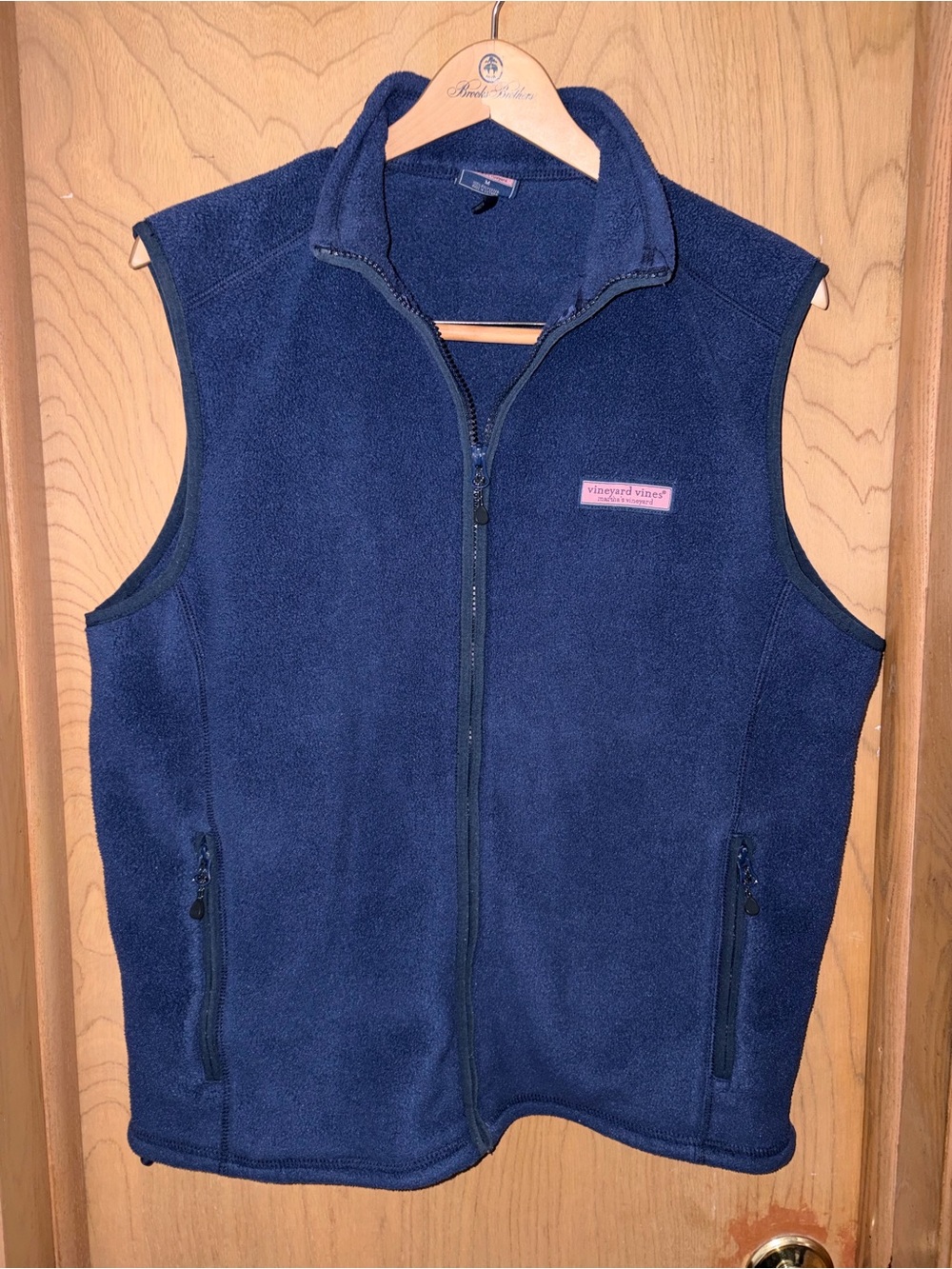 Vineyard Vines Navy Fleece Vest